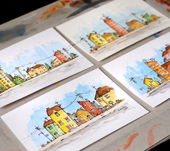 Série - les maisons