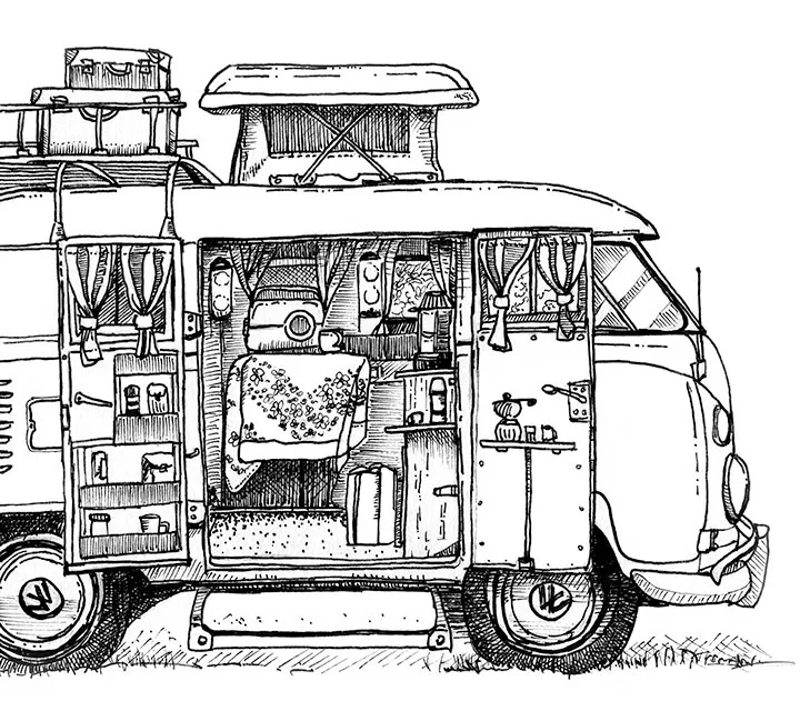 Vintage camper